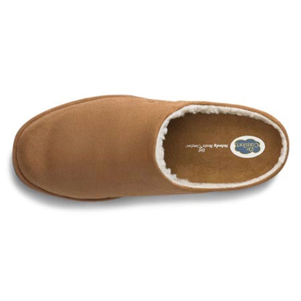 Dr.Comfort Men's Easy Therapeutic Slippers Camel Size 8 Wide - Picture 2 of 15